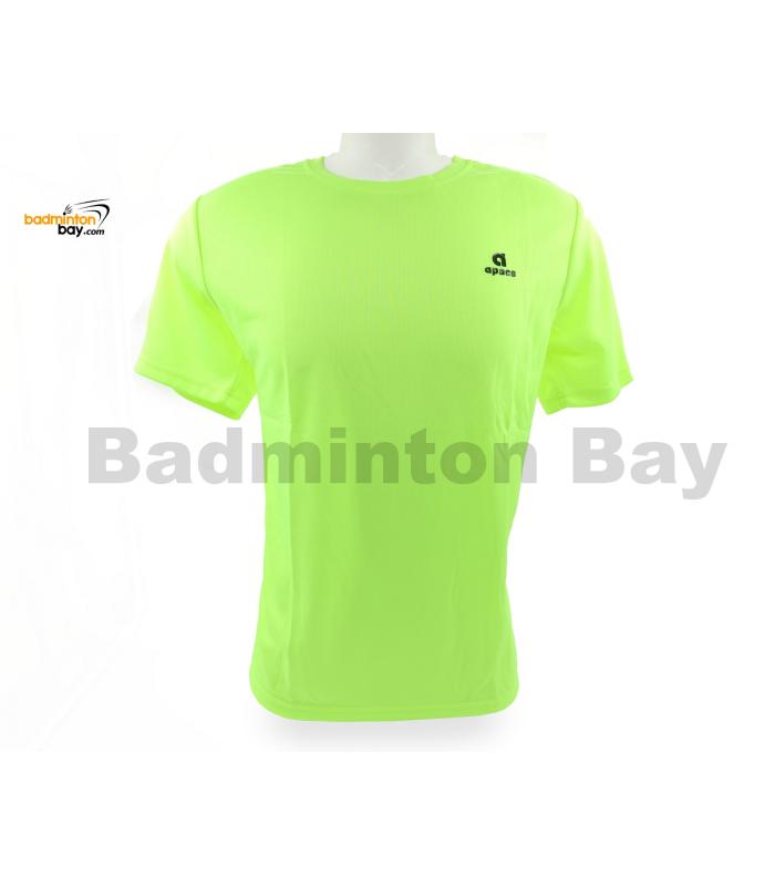 Apacs Dri-Fast AP-10095 Neon Green T-Shirt Quick Dry Sports Jersey